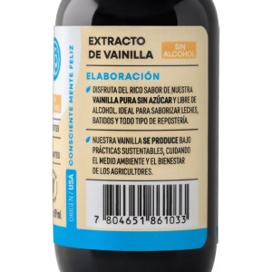 EXTRACTO DE VAINILLA SIN ALCOHOL, MANARE 59 ml