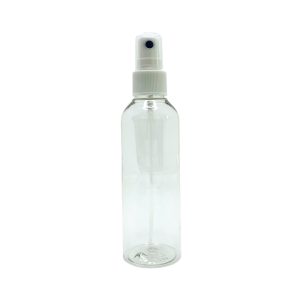 BOTELLA REDONDA CON SPRAY BLANCO (E184) – 100 ml