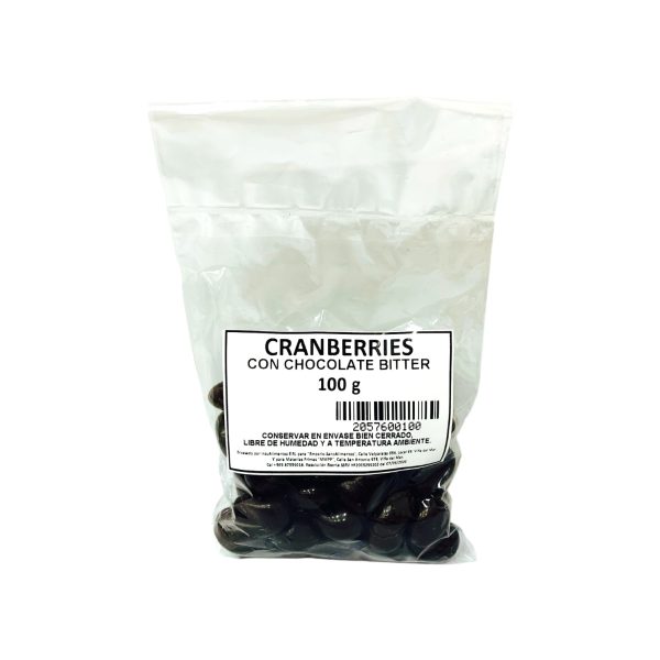 CRAMBERRIES CON CHOCOLATE BITTER 100 g