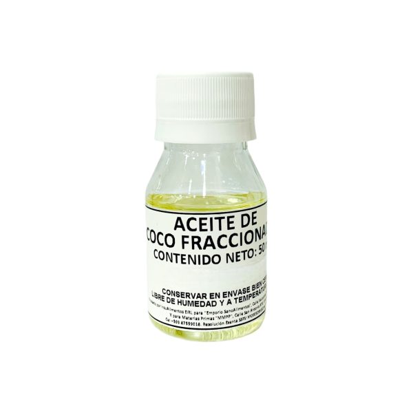 ACEITE DE COCO FRACCIONADO (ACEITE CAPRYLICO) - 50 cc