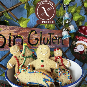 GALLETAS DE NAVIDAD SIN GLUTEN, EL PUEBLO 100 g