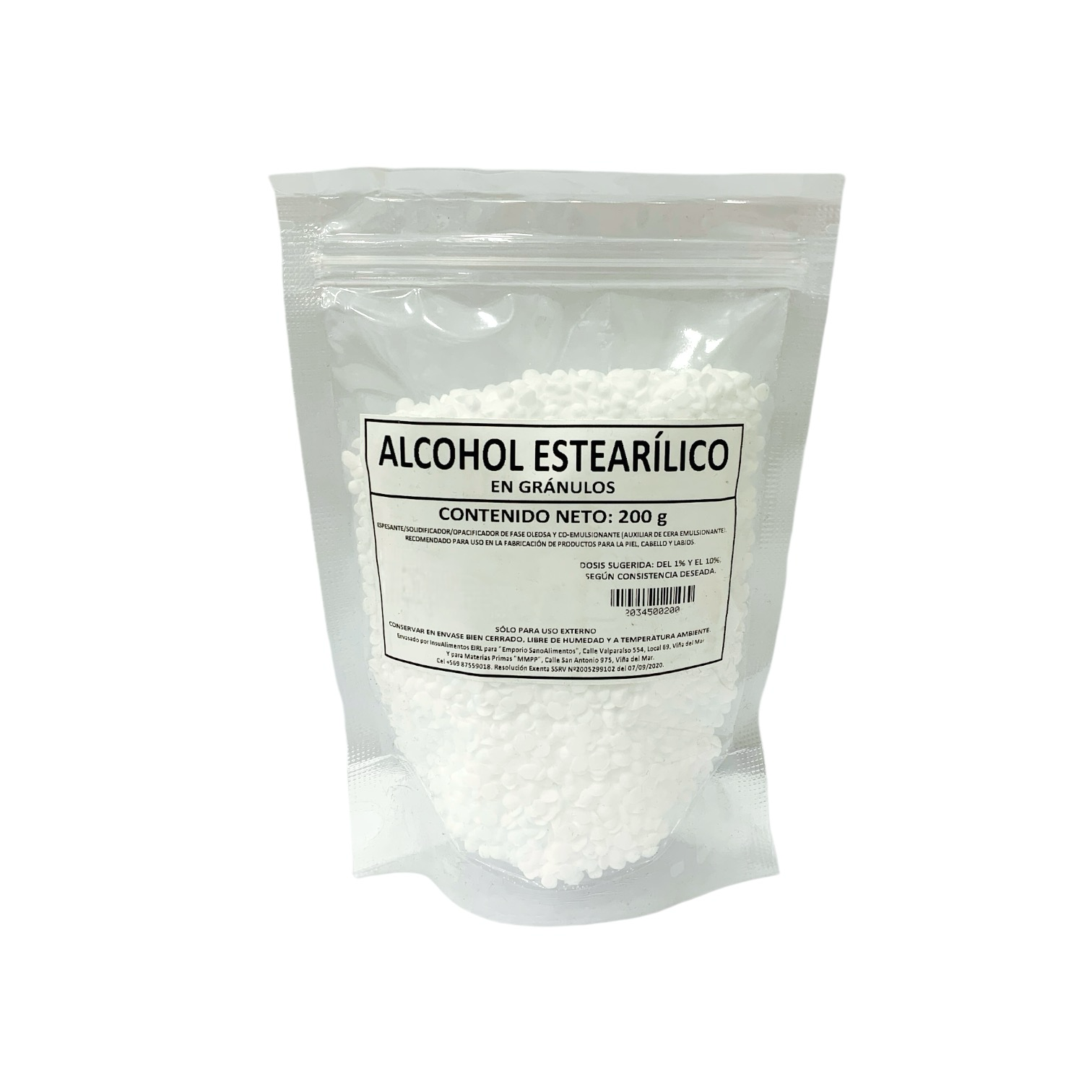 ALCOHOL ESTEARÍLICO - 200 g