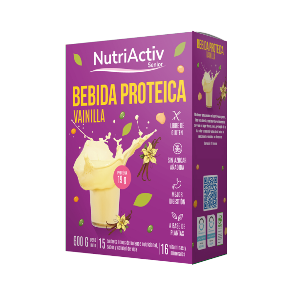 BEBIDA PROTEICA VAINILLA, PM FOODS 600 g