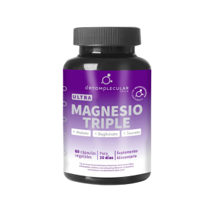 ULTRA MAGNESIO TRIPLE, ORTOMOLECULAR – 60 CÁPSULAS