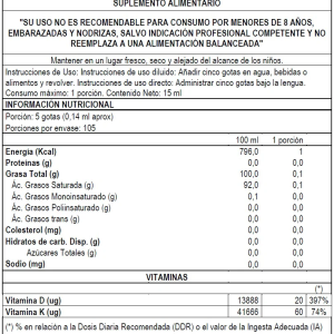 NUTRISORB- D3 & K2 15 ml, BIO CARE