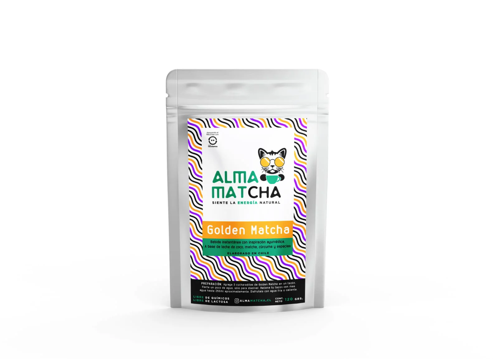 GOLDEN MATCHA LATTE, ALMA MATCHA 120 g