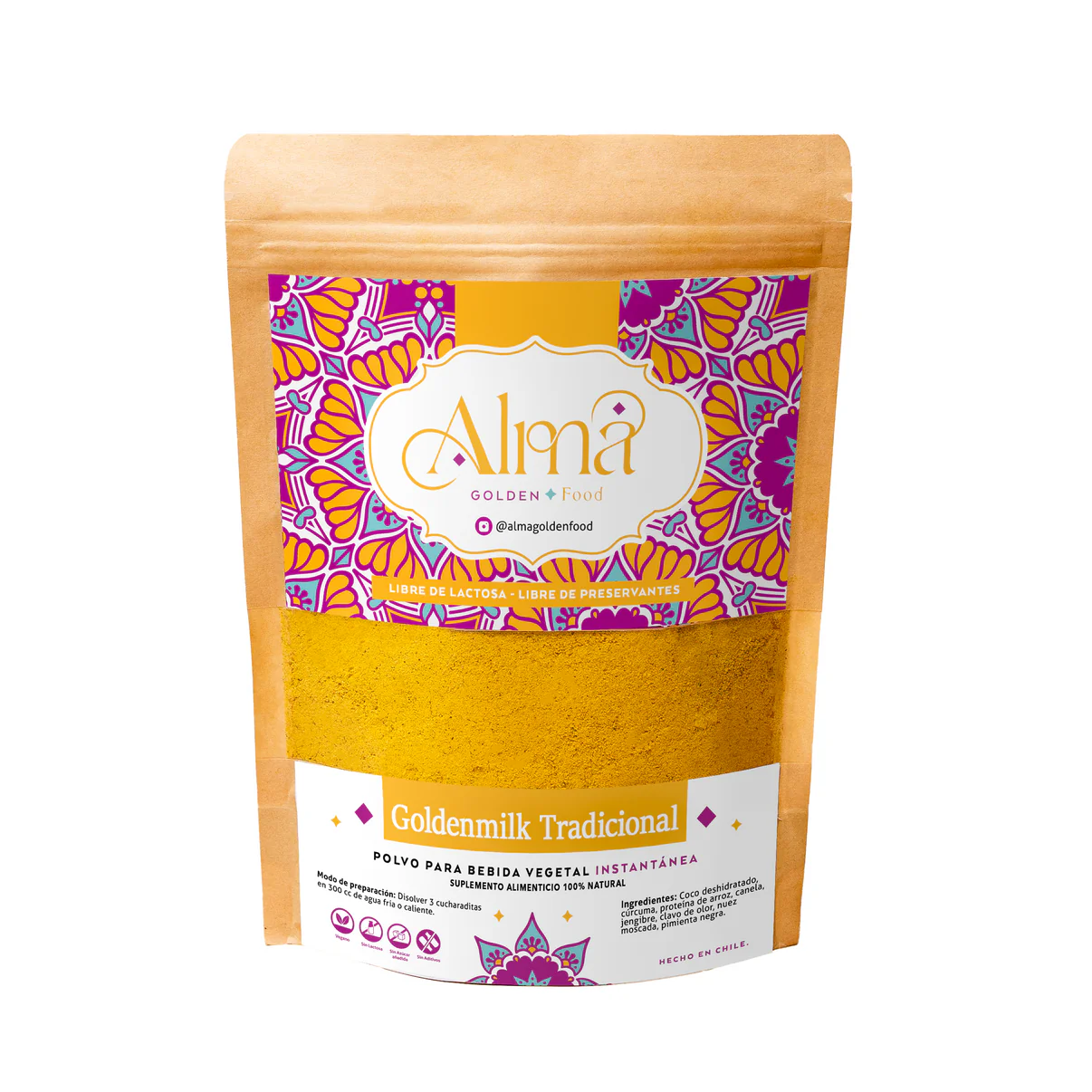 GOLDEN MILK TRADICIONAL, ALMA 180 g