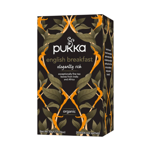 INFUSIÓN ELEGANT ENGLISH BREAKFAST, PUKKA 20 BOLSAS