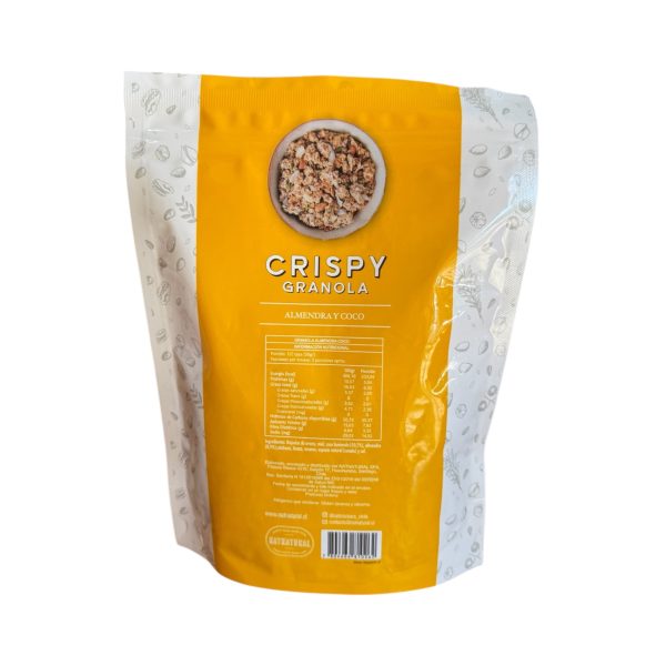 CRISPI GRANOLA ALMENDRA COCO, NAT 250 g