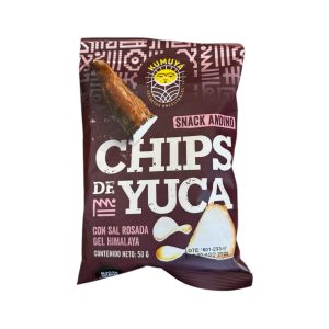 CHIPS DE YUCA SAL ROSADA, KUMUYA 50 g