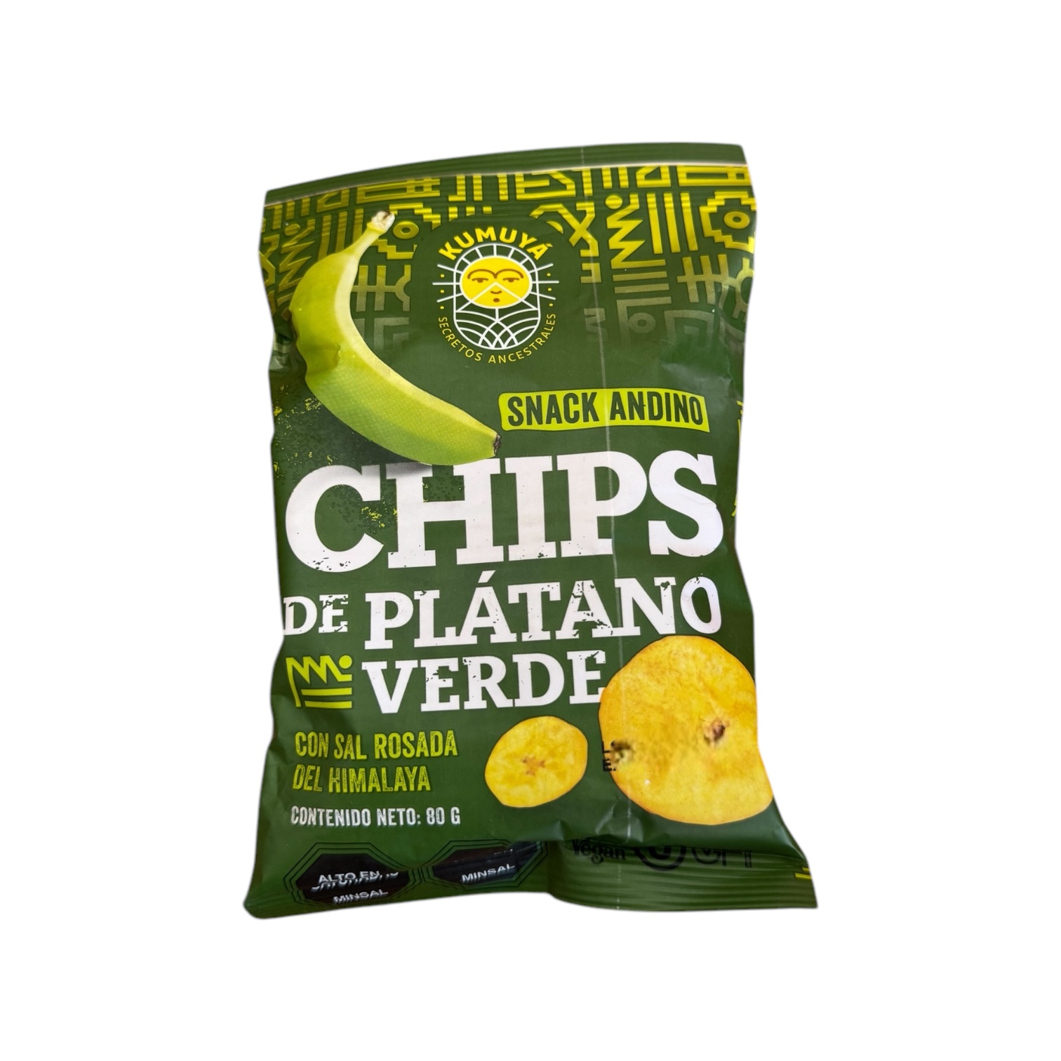 CHIPS DE PLÁTANO VERDE, KUMUYA 50 g